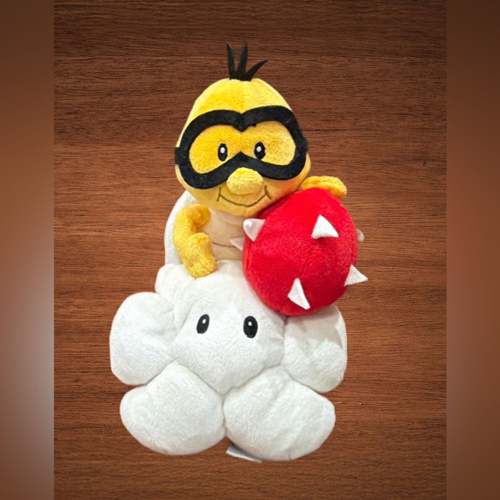 SUPER MÁRIO BROS LAKITU PLUSH NINTENDO KOOPA CLOUD 2015.JAPAN  8”